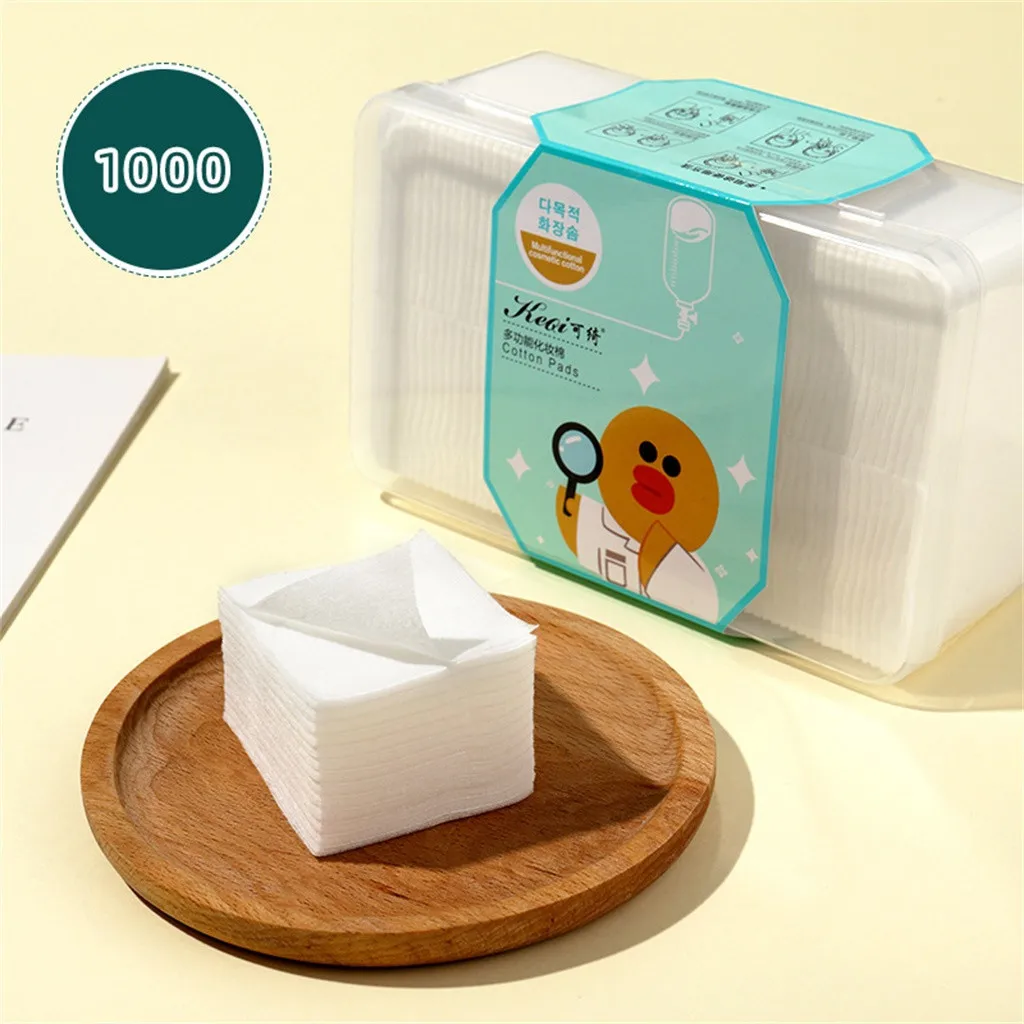 

1000 Pcs Cosmetic Cotton Cotton Pad Washable Makeup Remover Cotton Pad For Sensitive Skin Daily Cosmetics Dropshipping YJJ1