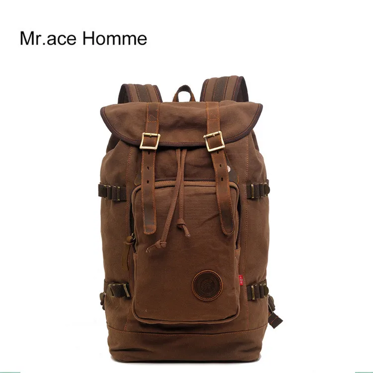 

2017 New Fashion Brand Fashion Backpack Women Mens Designer Backpack Retro Canvas Leisure Laptop Backpack Men Shoulder Bag