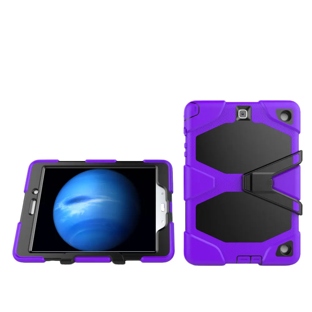 Pаспродажа Чехол для планшета Kickstand для Samsung Galaxy Tab A 9,7 SM T550 P550 P555 T555C, противоударный силиконовый защитный чехол