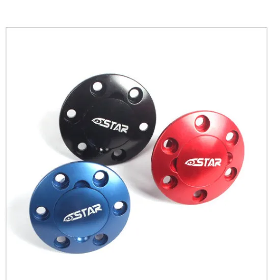 

6STARHOBBY Round Aluminum Fuel Dot /Fuel Plug for Airplane- Black/ Blue/ Red Color (upgraded version from FP8019)