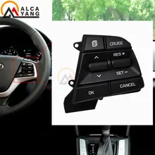 Автомобиль круиз контроль руль кнопки переключатель черный для Hyundai Elantra AD Solaris 1.6L