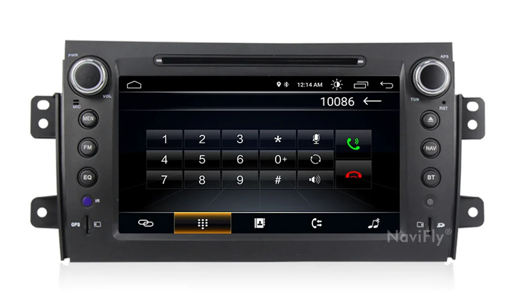 Top Android 8.1 car multimedia Player For Suzuki SX4 2006-2012 DVD radio tape record GPS navigation Support Bluetooth MIC Map BT USB 18