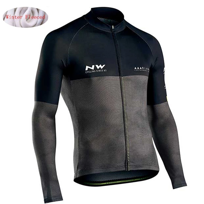 NW 2019 Pro team Мужская куртка для велоспорта зимняя теплая флисовая MTB велосипедная