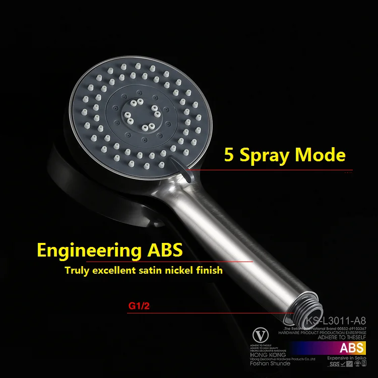 Лейка для душа высшего качества 5 режимов ручная матовая|handheld shower head|shower headhand head |