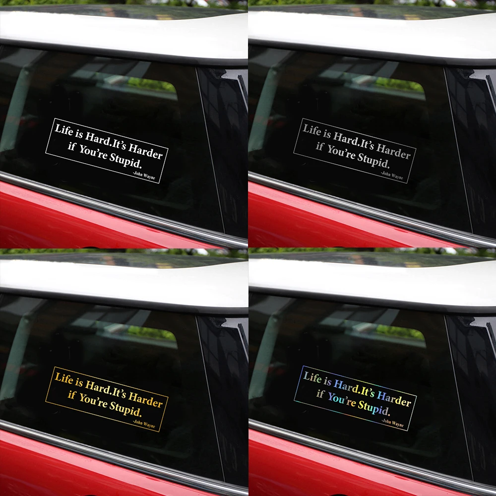 Auto pegatinas en tu color que deseas la vida es dura mi es más duro para Opel