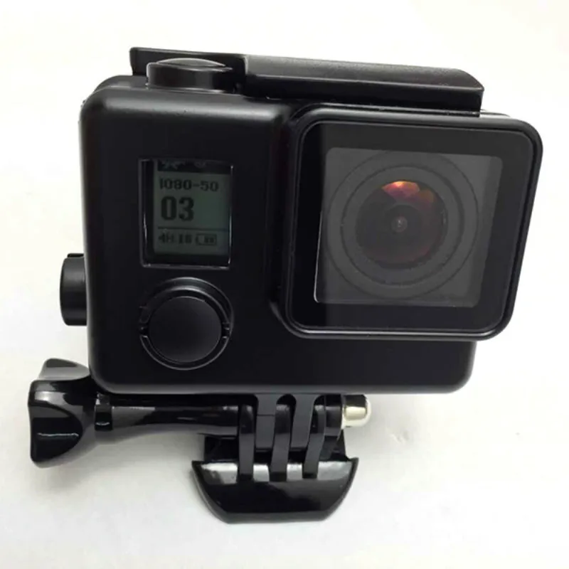 45 m الغوص الغوص الأسود مثبت مضاد للماء حالة حالة وقائية ل Gopro بطل 4/3 + 45 m الغوص الغوص الأسود مثبت مضاد للماء حالة حالة وقائية ل Gopro بطل 4/3 +
