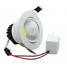 Светодиодный светильник Точечный светодиодный супер яркий Встраиваемый светодиодный светильник с регулируемой яркостью 3 Вт 5 Вт 7 Вт Светодиодный точечный светильник потолочный светильник