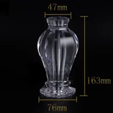 4 шт./лот H: 163 мм акриловые стеклянные чайные ножки ТВ шкаф поддержка ног мебельная фурнитура