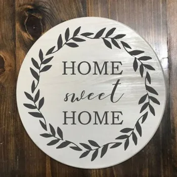 

Personalized Wooden Sign Rustic Wedding Signs Display Groom Bride Name Date Party Direction Signs Custom Round Wooden Sign