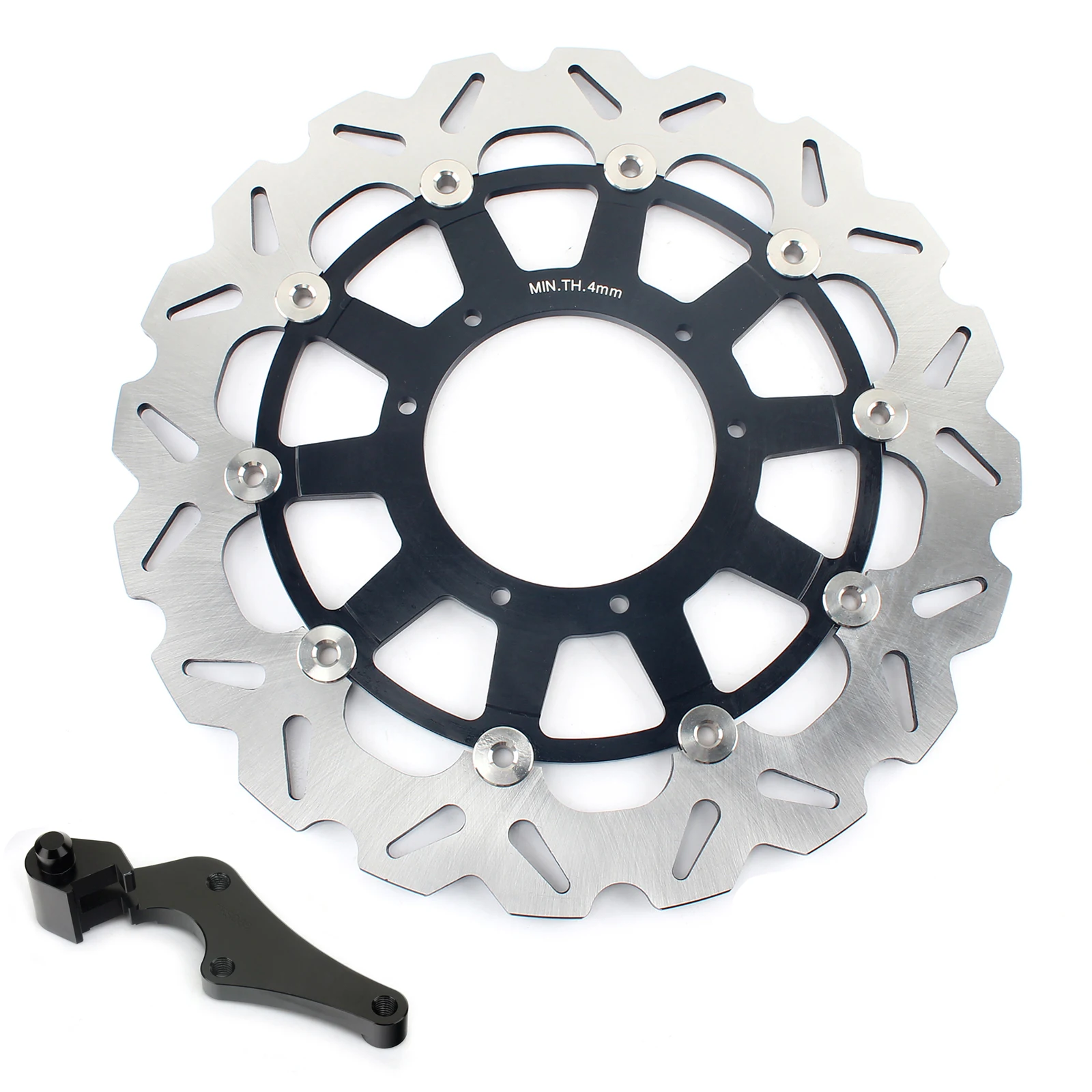 

BIKINGBOY Oversize 320mm Front Brake Disc Disk Rotor Bracket For Honda CRF 250 450 R CRF250R CRF450R 2015 2016 2017 2018