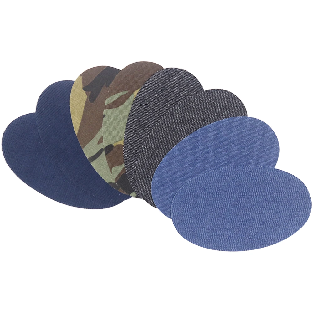 

Jeans Patch Iron On Patches Embroidered Sewing Repair Elbow Knee Denim Patchwork Patches For Clothes Stickers Accessories