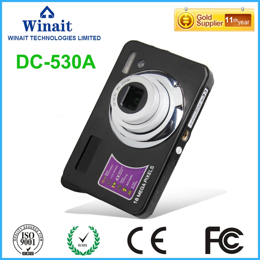 

digital photo camera with periscope lens  and TFT LCD screen
