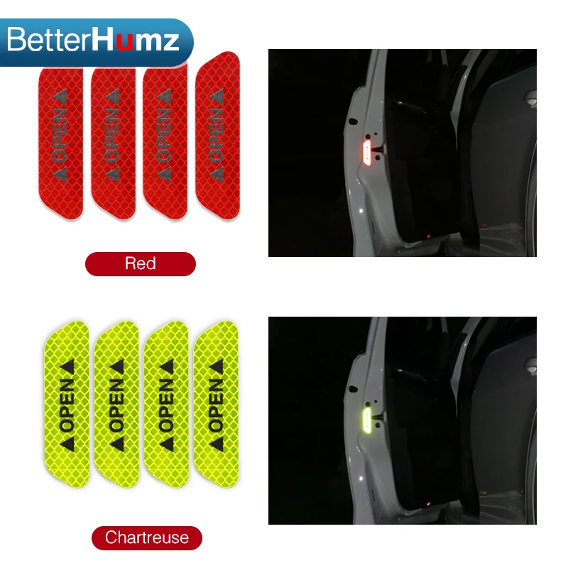 Betterhumz для BMW e90 f30 e60 f10 Универсальный 4 шт./компл. Светоотражающая флюоресцентная