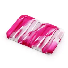 Силиконовая мыльница, сливная коробка с гребенчатой формой, Сливная Пластина для ванны, душа, ванная комната