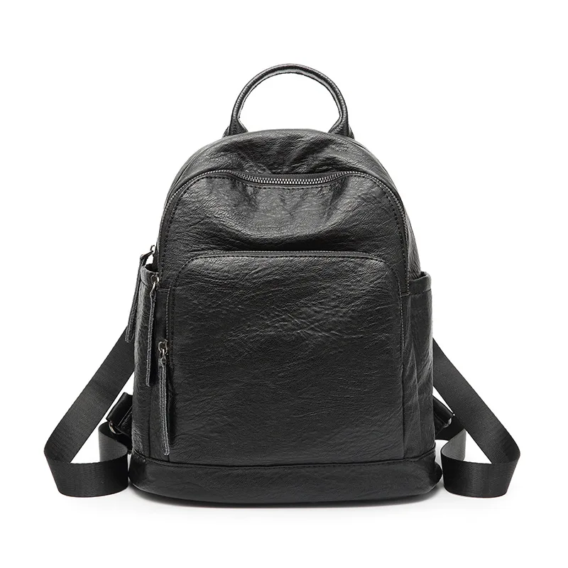 

Leather Women Backpacks School Backpack For Teenager Girl Casual Daypacks Female Shoulder Bags Mochila Feminina Teenage new C585
