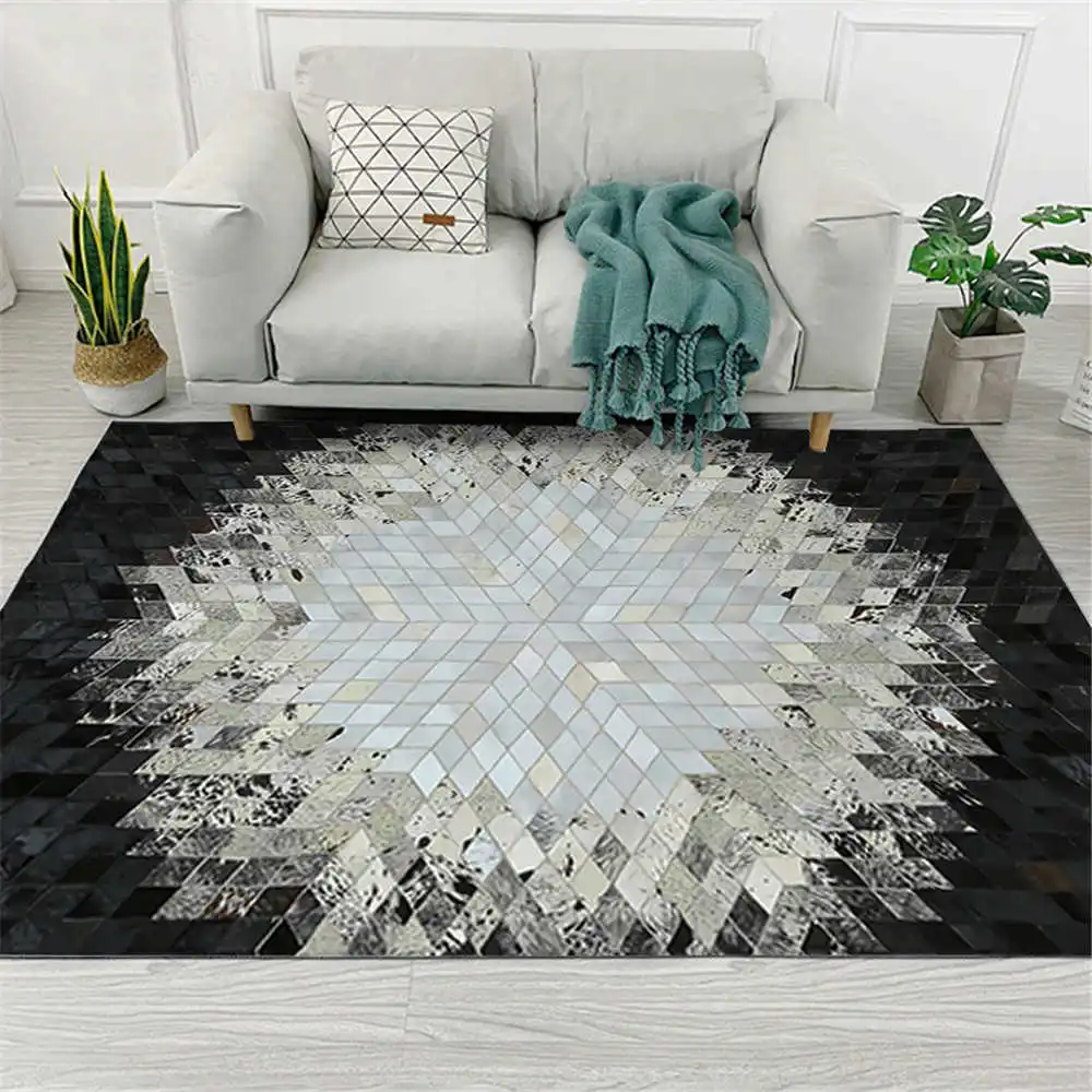 

Flannel Creative Europe Type Carpet Hallway Doormat Anti - Slip Bathroom Rug Absorb Water Kitchen Mat