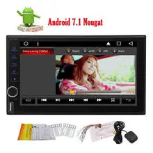 EinCar Double Din Android 7.1 in Dash Car Stereo Radio GPS Navigation Support WiFi Bluetooth Hands-free OBD2 3G/4G Dual Cam-in