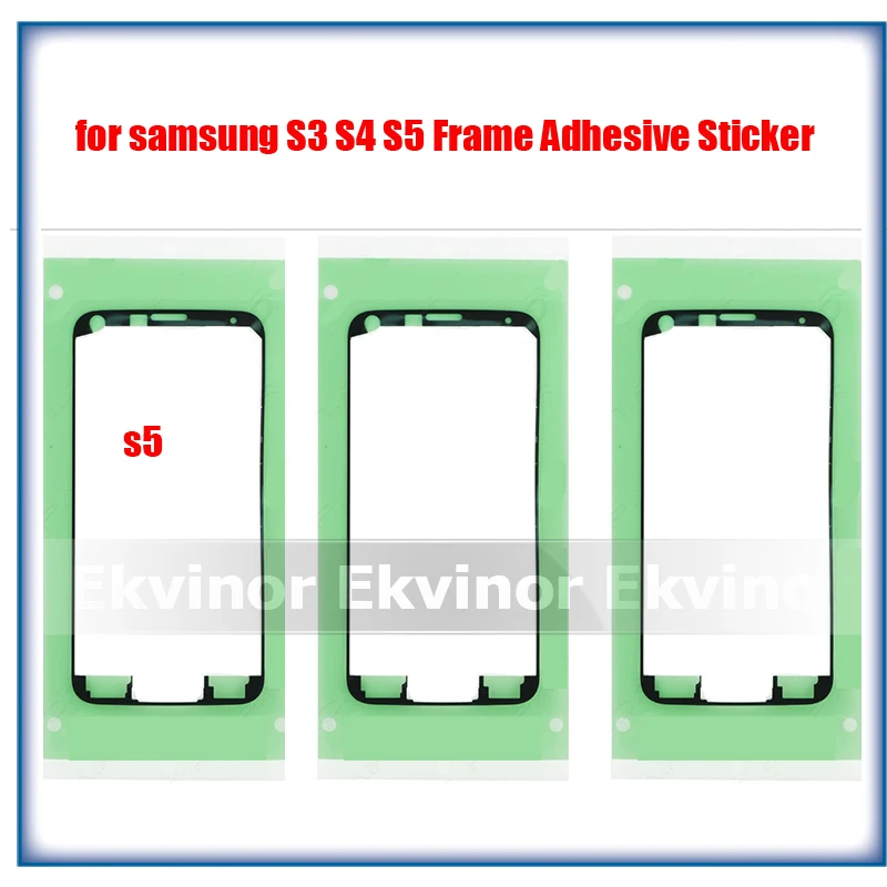 50 шт. двухсторонняя клейкая лента для Samsung Galaxy S3 I9300 S4 I9500 S5 G900F G900|Наклейки