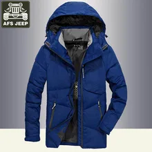 Новая брендовая зимняя куртка-Парка мужская белая парка на утином пуху пальто Chaquetas Hombre мужские пальто M-3XL мужская куртка-парка