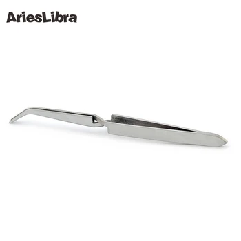 

AriesLibra Acrylic Nail Shaping Tweezers Stainless Steel Multi-Function Nail Clip Manicure Tool Tweezers for UV Gel