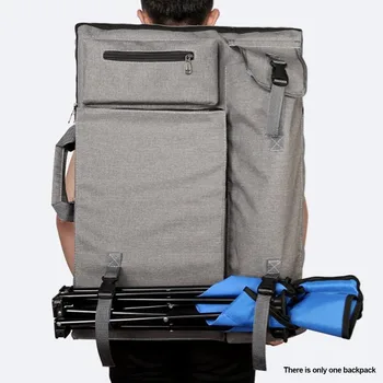 

Travel Sketch Students Waterproof Backpack Canvas Painting Set Zipper Art Bag Drawing Board Artist Large Capacity