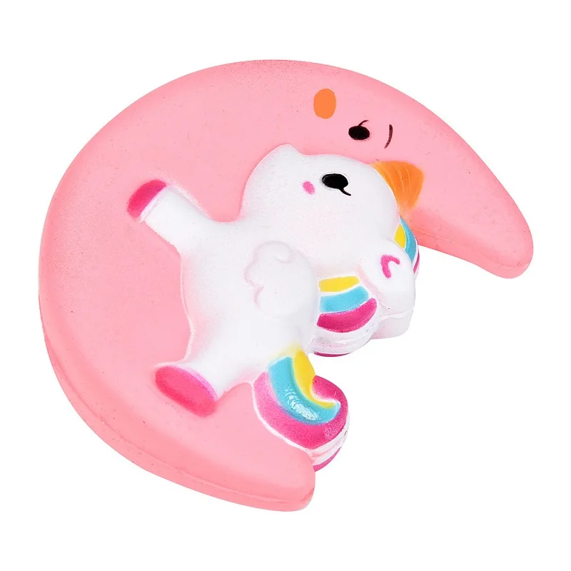 Jumbo Kawaii Moon Pegasus Unicorn мягкие медленно растущие сжимаемые игрушки ароматизированные мягкие целебные антистрессовые игрушки для снятия стресса 11*10 см