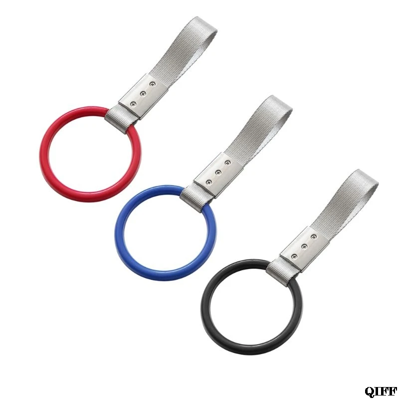 

PVC Round Hang Ring Circle Interior Handle Strap Charm Drift Hook For Subway Train Bus Car