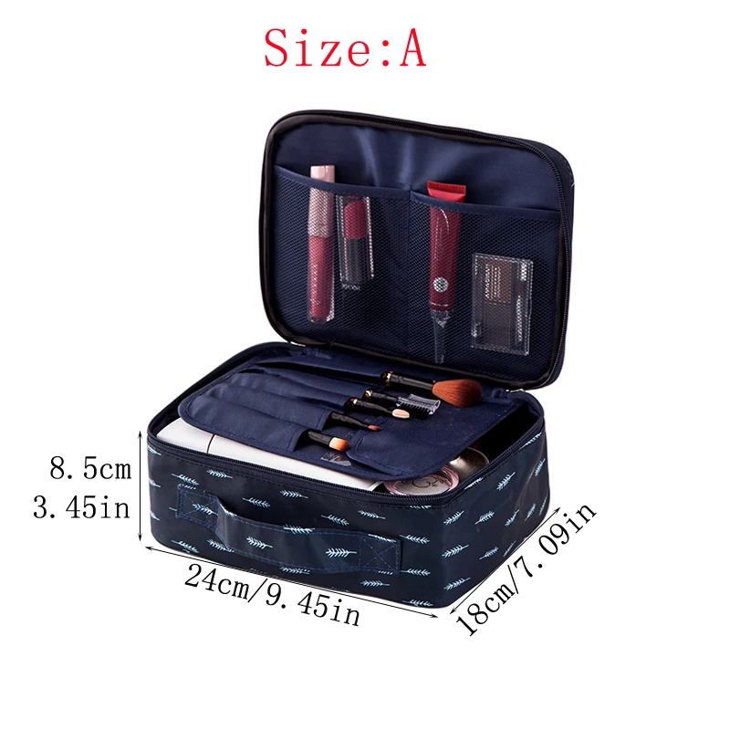 العلامة التجارية فلامنغو سلسلة السفر المحمولة مستحضرات التجميل حقيبة ، DIY المنظم حقيبة مستحضرات تجميل للنساء مستحضرات التجميل الرجال طقم أد...