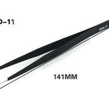 SZBFT 2 шт./лот ESD-11 141 мм антистатические Точность Пинцет Набор Нержавеющая сталь Пинцет ESD ремонт электроники инструменты