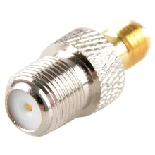 1pc Hot Sale Adapter F TV Female Jack To SMA female RF Connector Antenna Auto Radio