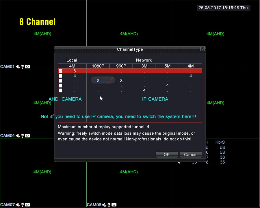 Супер 8CH 4MP AHD DVR цифровой NVR видео рекордер для CCTV камеры безопасности IP Onvif сети HD 1080P сигнализация многофункциональная