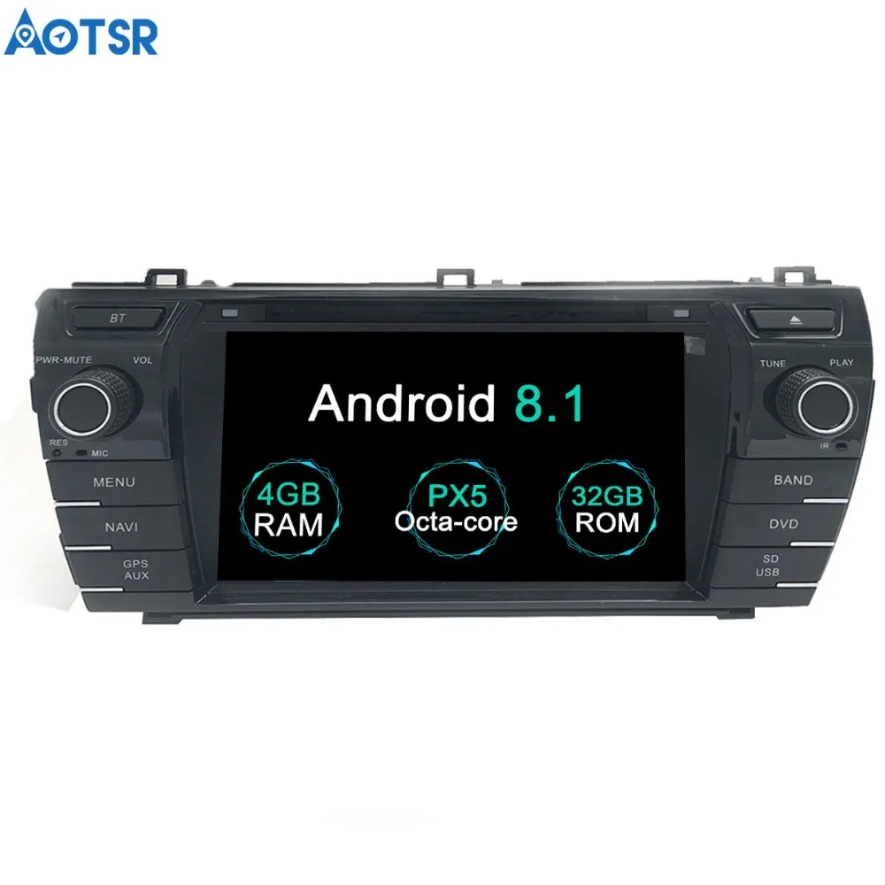 

Aotsr Android 8.1 GPS navigation Car DVD Player For Toyota Corolla 2014 2015 2016 multimedia radio recorder navigation