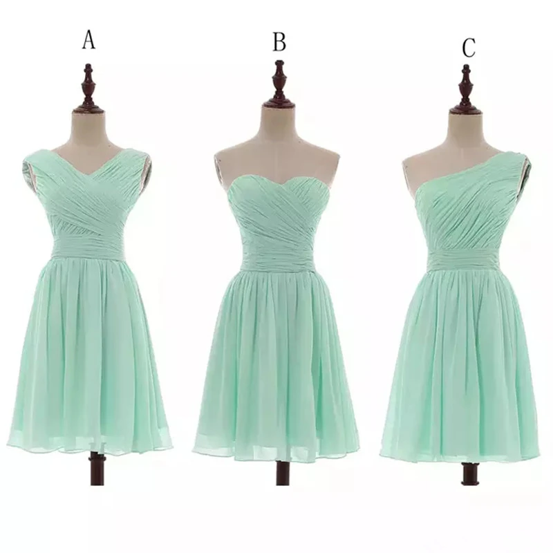 short green wedding dresses