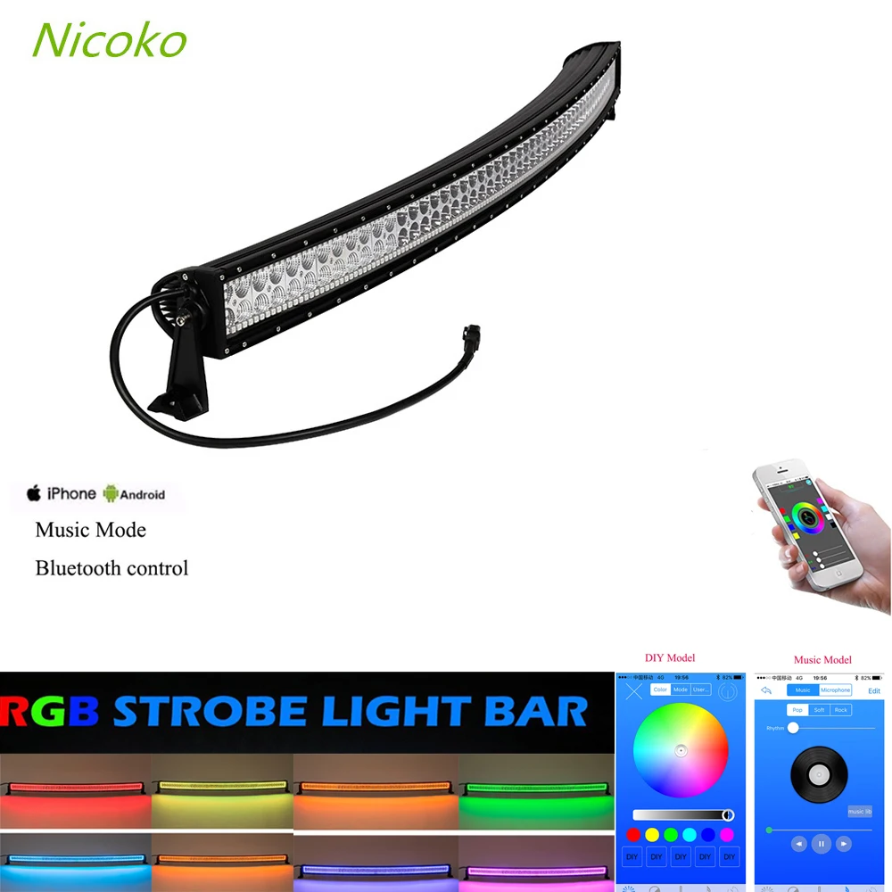 Curved Light Bar for Truck: Illuminating Your Adventures with Style and Superior Spread