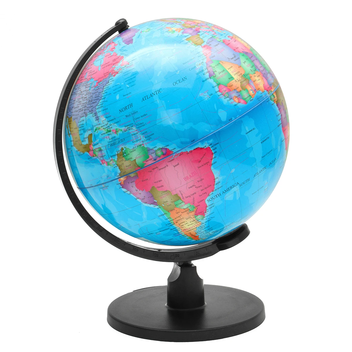 25 см светодиодный Глобус земли карта мира география обучающая игрушка для рабочего стола украшения дома и офиса помощи миниатюры детский подарок