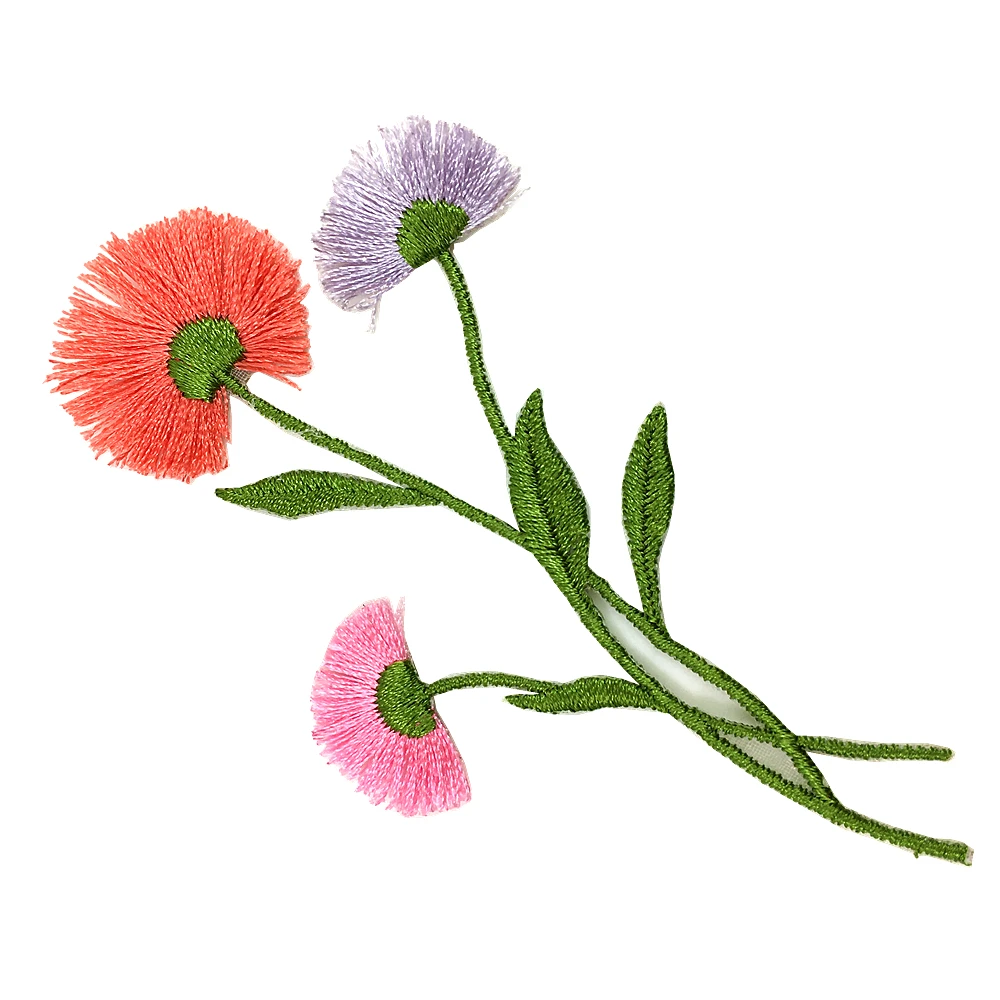 Buy 10pc Daisy Flower Embroidery Patch Flower Patches