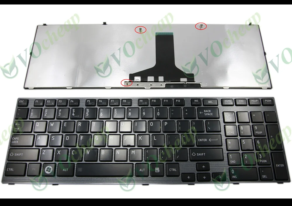 Новая клавиатура для ноутбука Toshiba Satellite P750 P750D P755 P770 P775 Черный US-NSK-TQ2GC