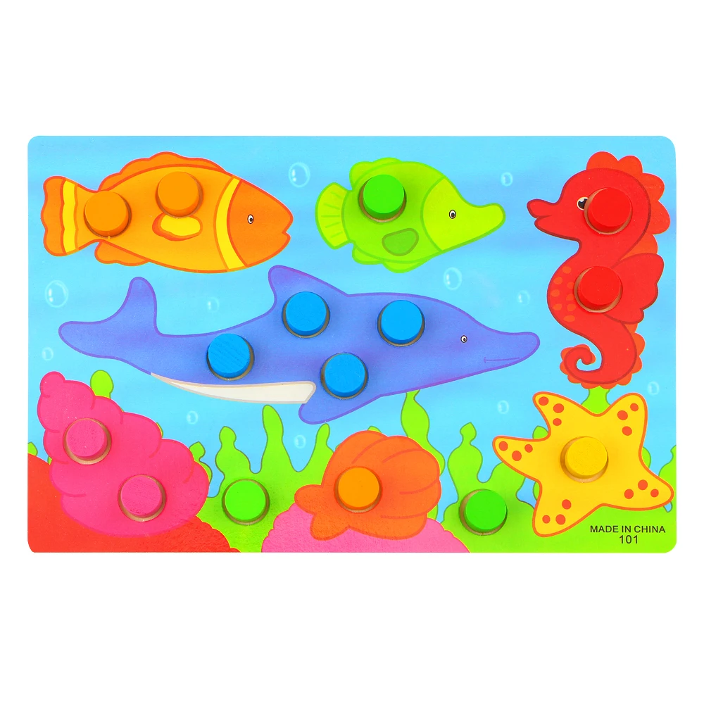Цветная познавательная доска Монтессори, развивающие игрушки для детей, деревянная игрушка, пазл для раннего обучения, цветная игра для матча