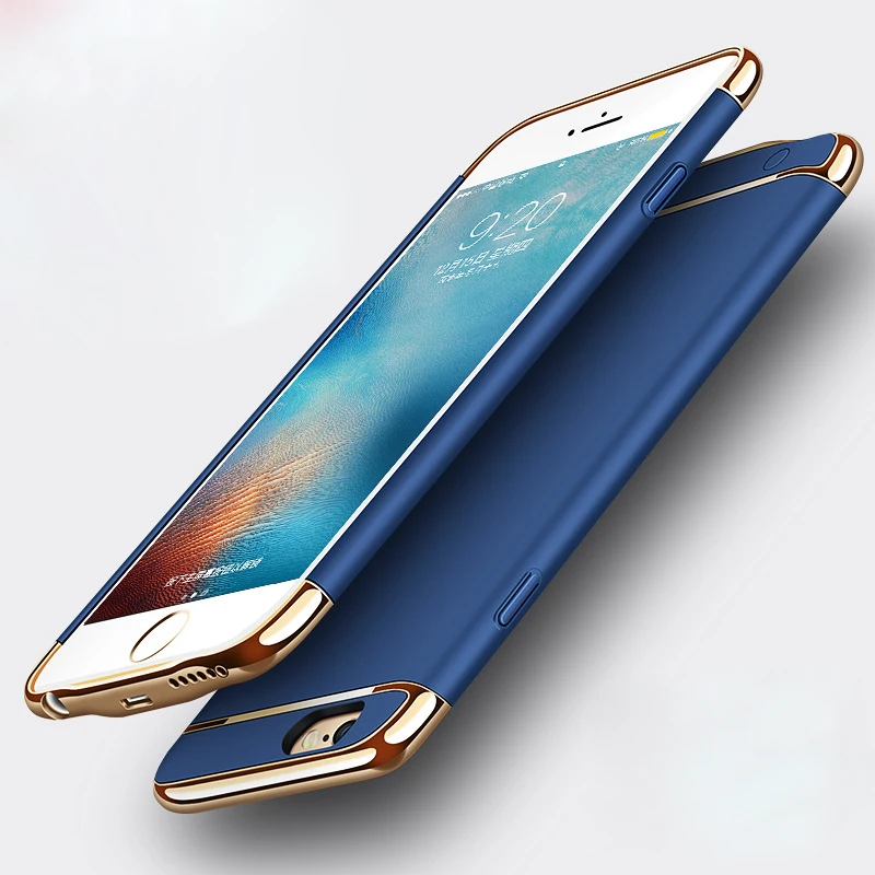 Koop 4500 7000 mah Externe Batterij Oplader Case Voor iPhone 6 6 s Plus Power Bank Case Backup Charger Cover case voor Iphone 7 8 plus