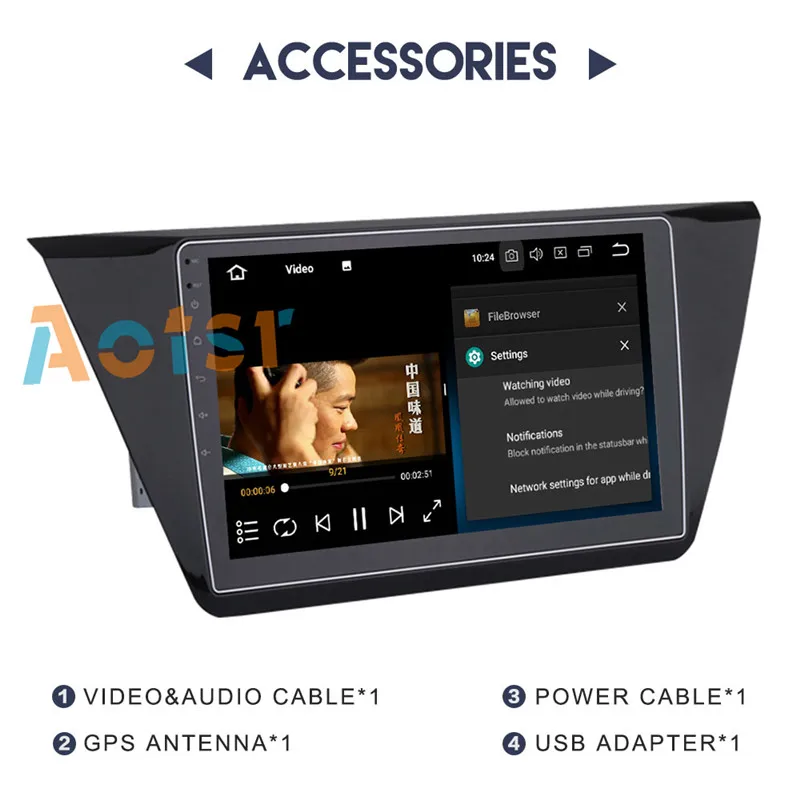 Excellent 4G+32G 2 din Octa Core android 8.0 car dvd for VW Volkswagen Tiguan 2016-2018 car radio gps naviagtion with canbus wifi steering 10