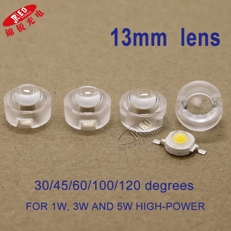 Mini 8mm Small LED Lens Condenser Lens 30° 60° 90° 140° For 5050 SMD Lamp Bead