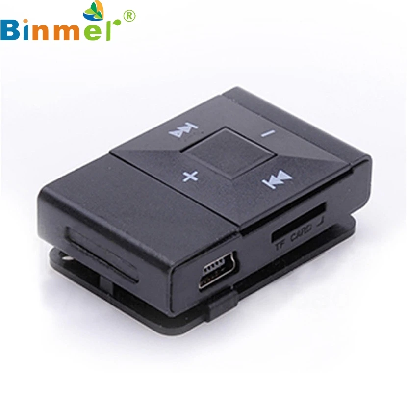 Binmer A18 Splendid Mini USB клип цифровой Mp3 музыкальный плеер Поддержка 8 Гб SD TF карта