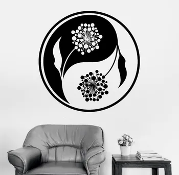 

Pinturas Murais Big Mandala Vinyl Wall Decal Yoga Sticker Menhdi Lotus Large Pattern Ornament Om Indian Mural Home Decor