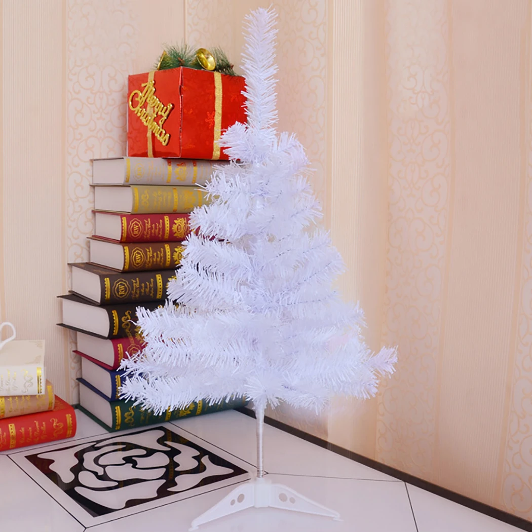60 см искусственная Рождественская елка креативное мишура украшение для стола Белая Рождественская елка новогодние настольные украшения для дома