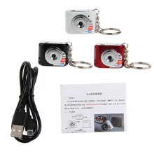 X3 Micro Portable HD Mega Pixel Pocket Video Audio Digital Camera Mini Camcorder 480P DV DVR Driving Recorder Web Cam 720P JPG