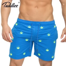 Taddlee marke männer strand board shorts bademode badeanzüge boardshorts casual freizeit boxer trunks short böden solide grund neue