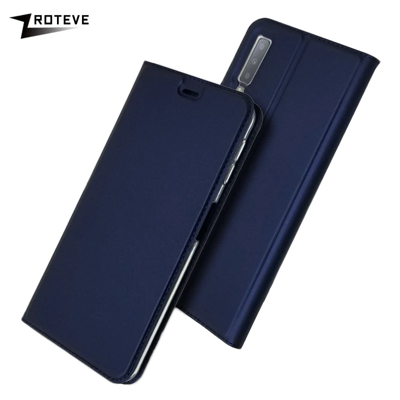 

For Samsung A7 2018 Case Soft PU Stand Book Cover Card Slot Wallet Leather Flip Case For Samsung Galaxy A 7 A7 2018 Phone Case