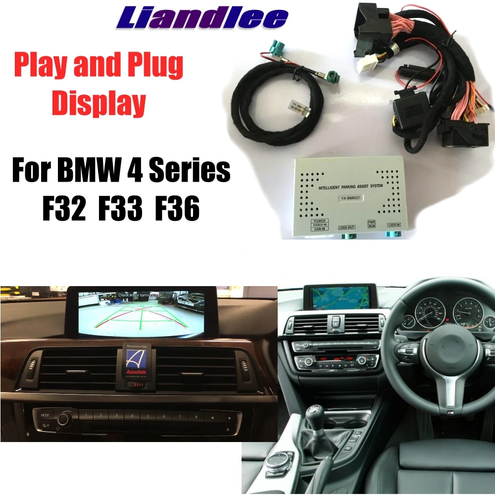 Интерфейс парковочной камеры Liandlee комплект задней заднего хода для BMW 4 F32 F33 F36 CCC