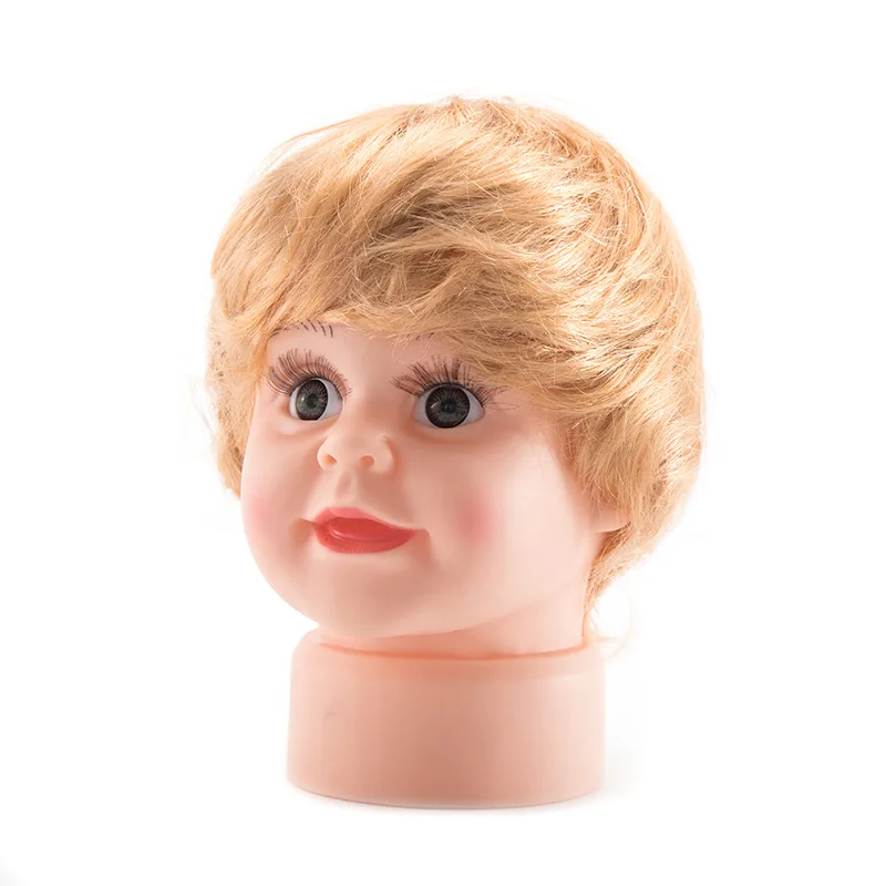 Children's Mannequin Head With Wig Suitable 0 to 6 Month Old Baby Boys Baby Mannequin Head (2)