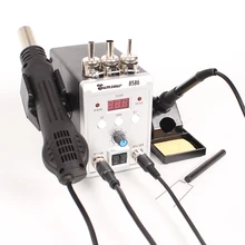 Паяльная станция SMD 8586 700 Вт 2 в 1 с цифровым дисплеем фена паяльник 220 В/110 В Инструменты для ремонта электросварки